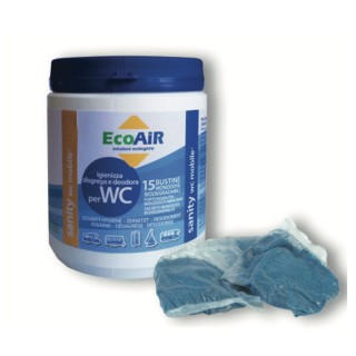 1 - Sanity wc Eco Air Sacchetti WC camper 15 bustine